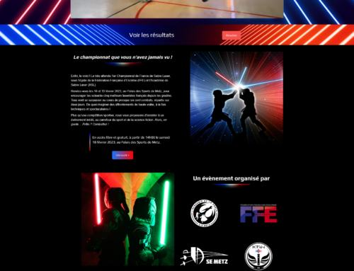 Championnat de France de Sabre Laser – Site Internet