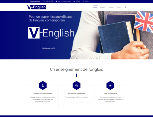 V-English – Site Internet