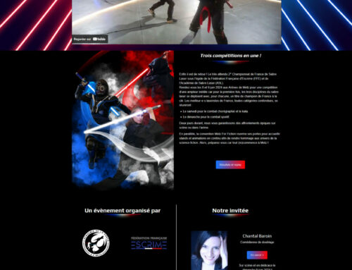 Championnat de France de Sabre Laser – Site Internet 2024