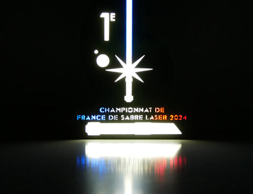 Design trophée lumineux – CFSL 2024